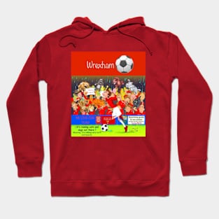 Its raining cats and dogs. Wrexham supporters funny sayings. Hoodie